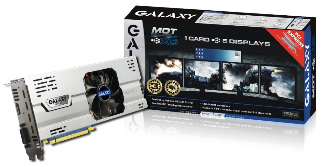 Galaxy GeForce GTX560Ti-MDT-X5