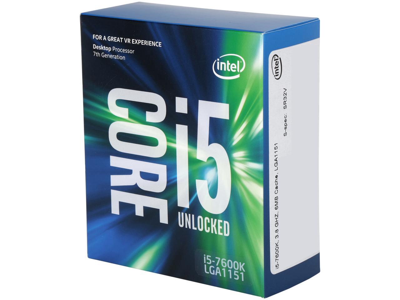 Intel Core i5-7600K Kaby Lake CPU box